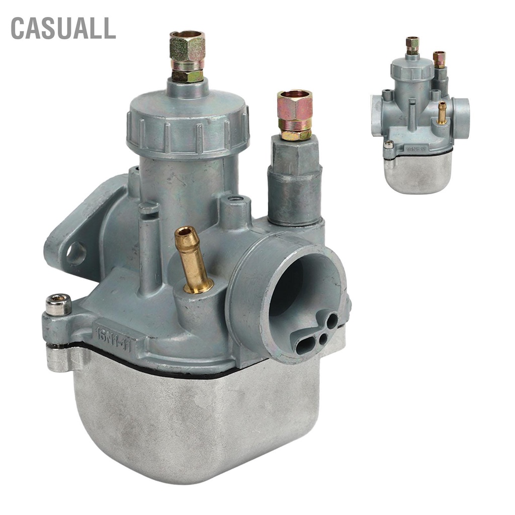 Hàng HOT Casuall Bộ chế hòa khí xe máy 16N1‑11 Thay thế Carb kim loại cho Simson S50 S51 S60 và S70