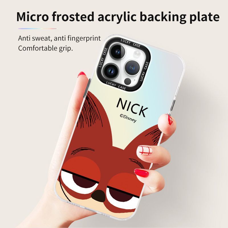 Ốp Điện Thoại Màu Laser Họa Tiết Chú Cáo Dễ Thương Cho Iphonexr12678Plus 1314