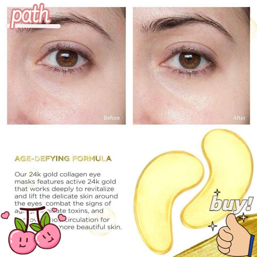 Mắt Lối Đi Đường Đi Bằng Nhựa Thiết Kế Dễ Thương Mặt Nạ Mắt Collagen Vàng Dưỡng Ẩm Xóa Mờ Quầng Thâm / Bọng Mắt Làm Mờ Nếp Nhăn