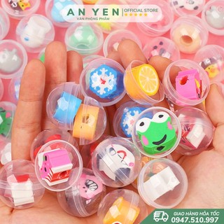 Quả tròn đựng thú tẩy cute
