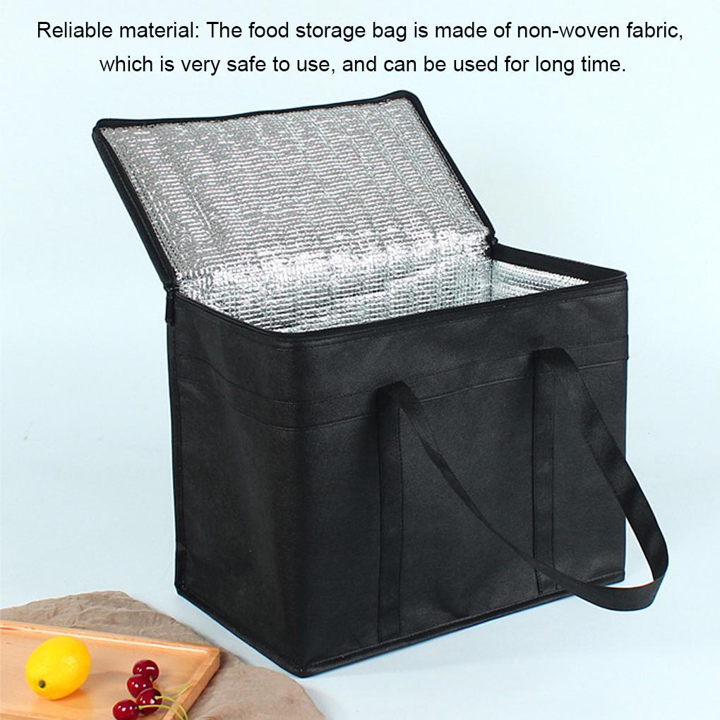 Túi Tote Cách Nhiệt Đựng Thực Phẩm Có Thể Gấp Gọn Tiện Dụng Mang Theo Du Lịch / Dã Ngoại