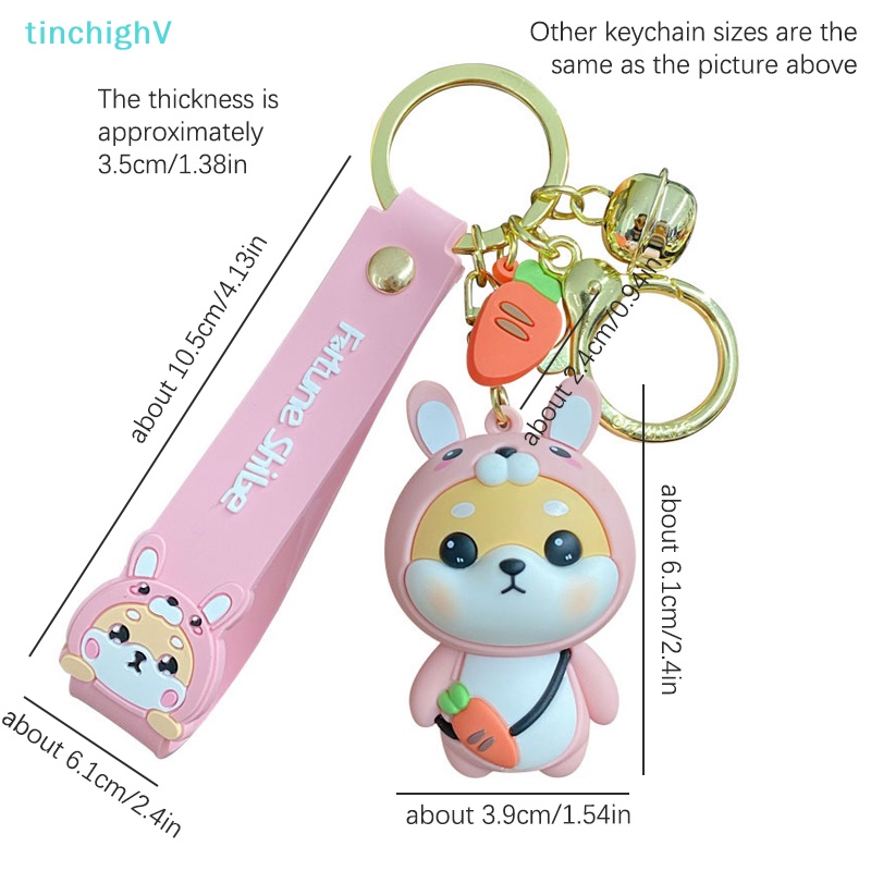 [TinchighV] Móc Khóa / Túi Xách / Ô Tô Dệt Kim Hình Động Vật Nữ Tính Thích Hợp Làm Quà Tặng Ch [Mới