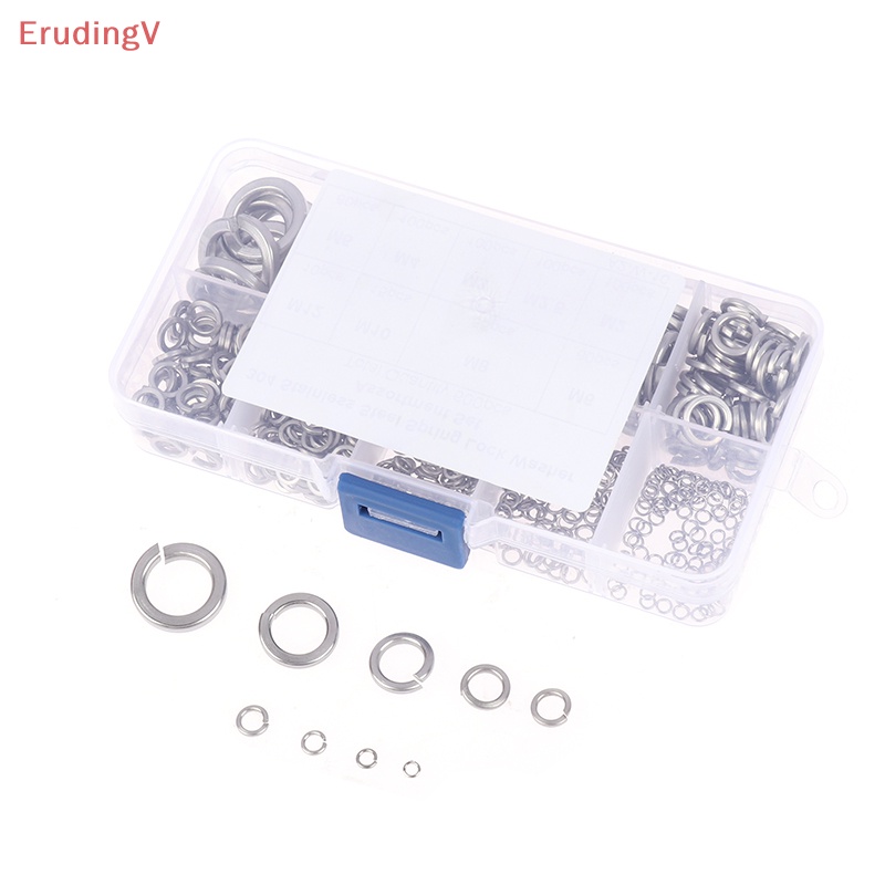 Bộ 600 Vòng Đệm M2 M2.5 M3 M4 M5 M6 M8 M10 M12 Bằng Thép Không Gỉ