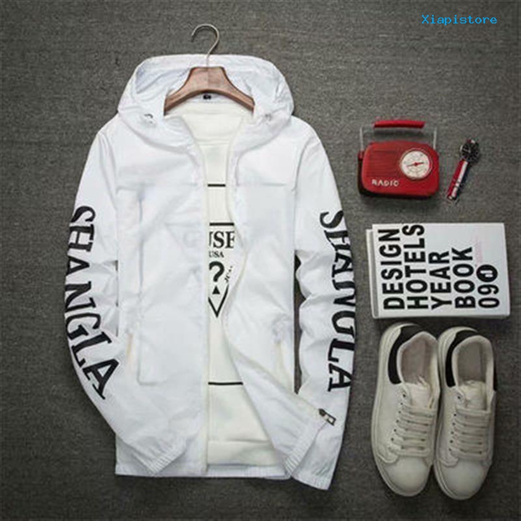 [XI] Áo Khoác Nam Dài Đến Giữa Bắp Chân Dáng Rộng Màu Sắc Tương Phản Thời Trang Xuân Thu