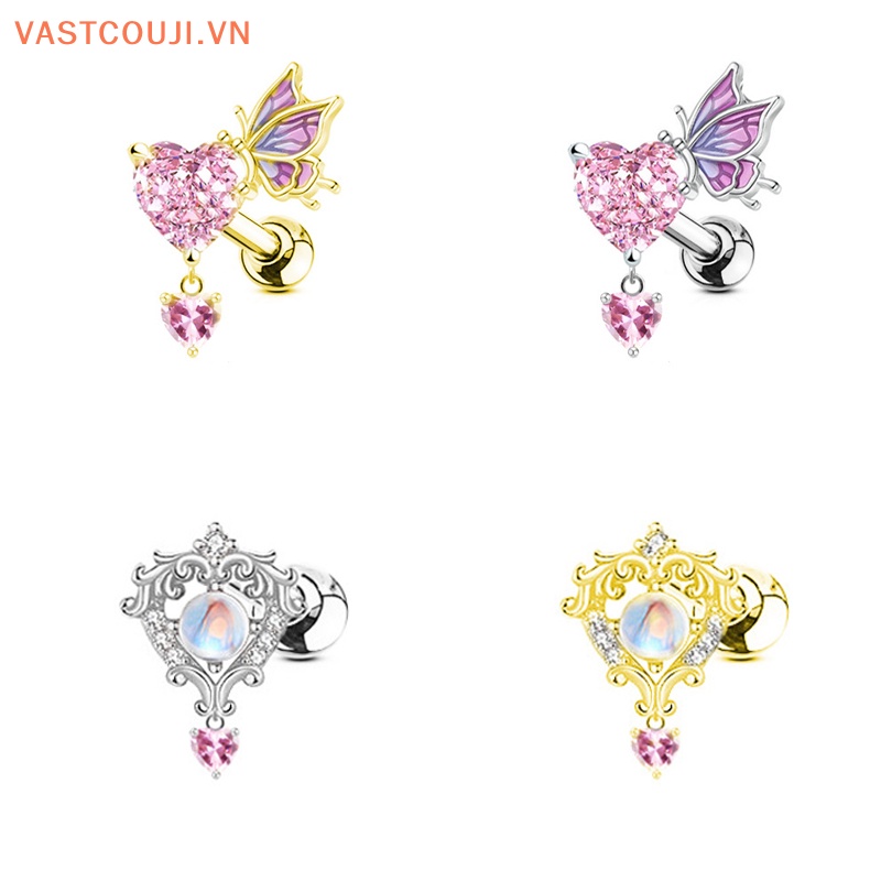 1 Khuyên Rốn / Núm Vú Giả Hình Trái Tim Thời Trang Cho Nữ