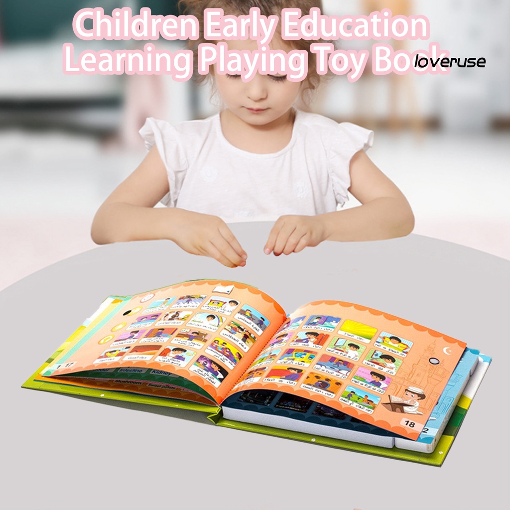 Đồ Chơi Giáo Dục Sách Học Tiếng Anh Ả Rập Tạo Hiệu Ứng Âm Thanh Vui Nhộn An Toàn Cho Bé Yêu Thích