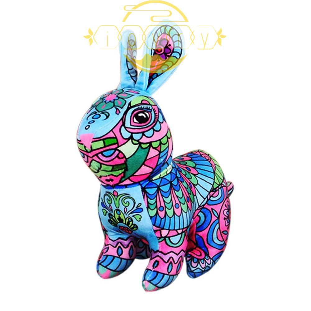 IVORY Thỏ Nhồi Bông Mềm Mại Làm Quà Tặng Cho Bé