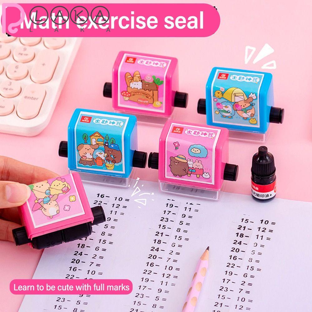 LAKAMIER Con Dấu Lăn Bằng Nhựa PVC In Số Kỹ Thuật Số Tiện Dụng Cho Văn Phòng