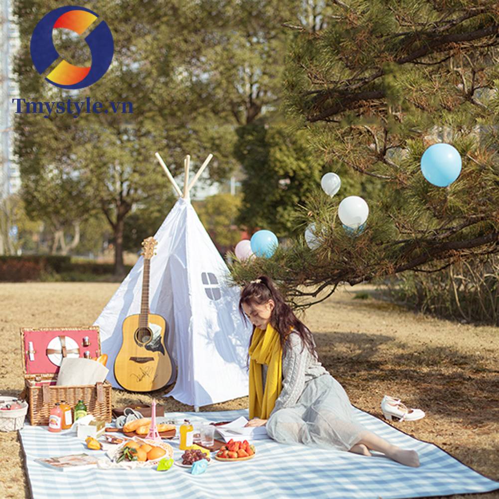 Thảm Da Cắm Trại Chống Thấm Nước Gấp Gọn Tiện Dụng