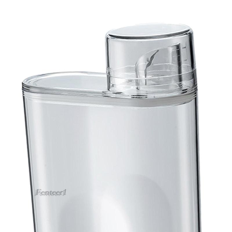 Bình Đựng Sữa Tắm Trong Suốt Dung Tích 1300ml Tiện Dụng