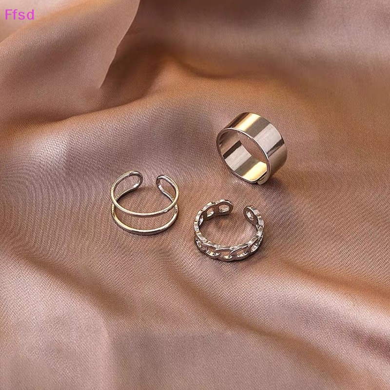 {Ffsd} Nhẫn Dạng Hở Đeo Ngón Trỏ Có Thể Điều Chỉnh Cá Tính Cho Nữ * Bán Chạy