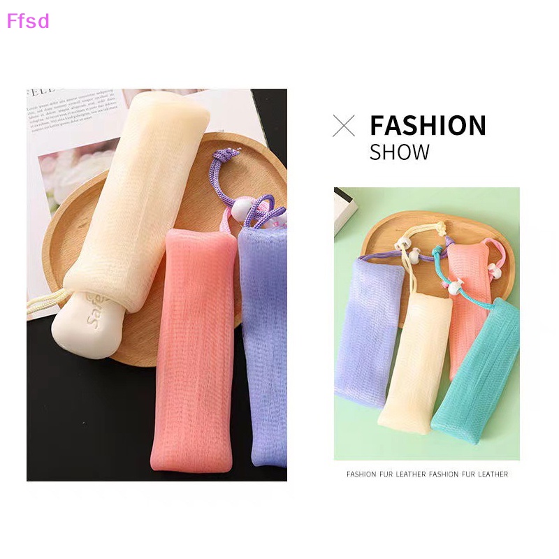 {Ffsd} Túi Lưới PE Tạo Bọt Xà Phòng Rửa Mặt / Cơ Thể Làm Sạch Toàn Thân Bán Chạy