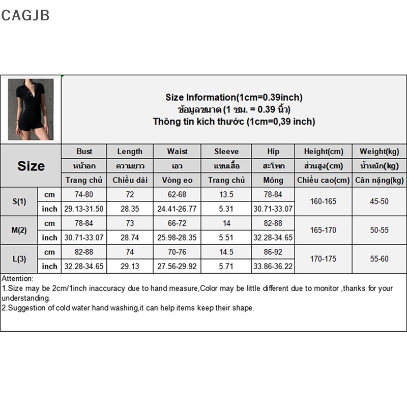 Jumpsuit Ngắn Tay Màu Trơn Phong Cách Đường Phố Gợi Cảm Thời Trang Cho Nữ