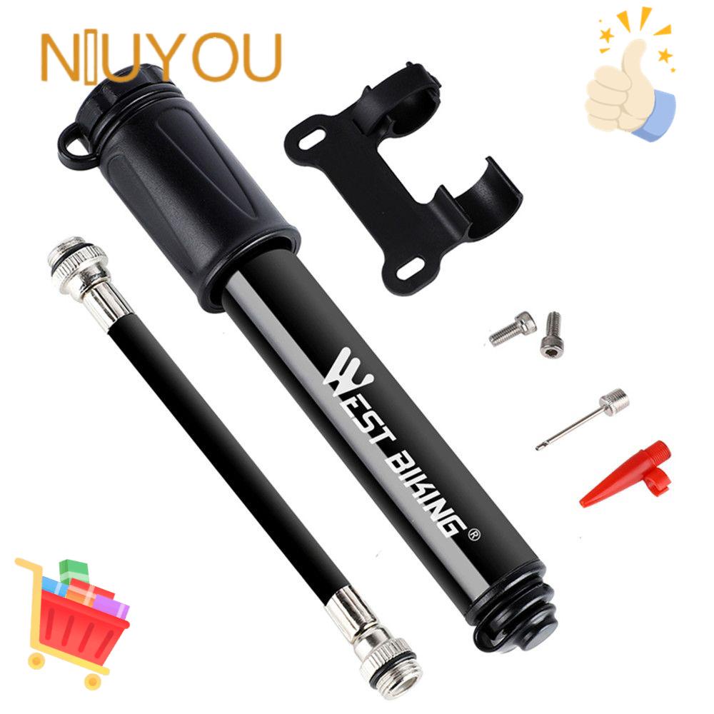 NIUYOU Ống Bơm Xe Đạp Mini 100PSI Chất Liệu Hợp Kim Nhôm