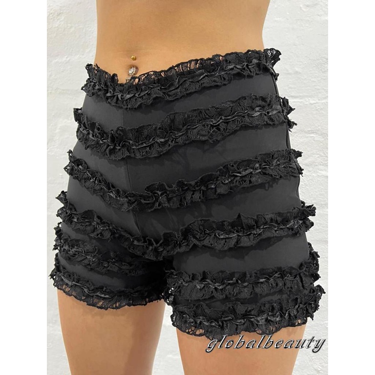 Quần Short Dáng Ôm Co Giãn Màu Sắc Thời Trang Mùa Hè Cho Nữ