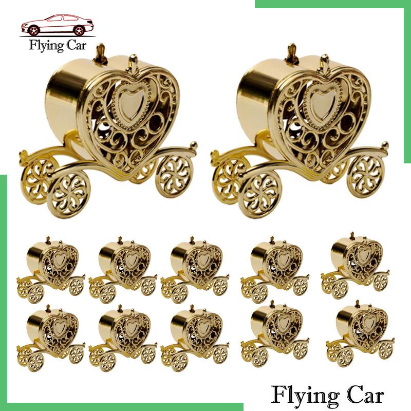 Bộ 12 Hộp Đựng Kẹo Hình Trái Tim Dùng Trang Trí Bàn Tiệc