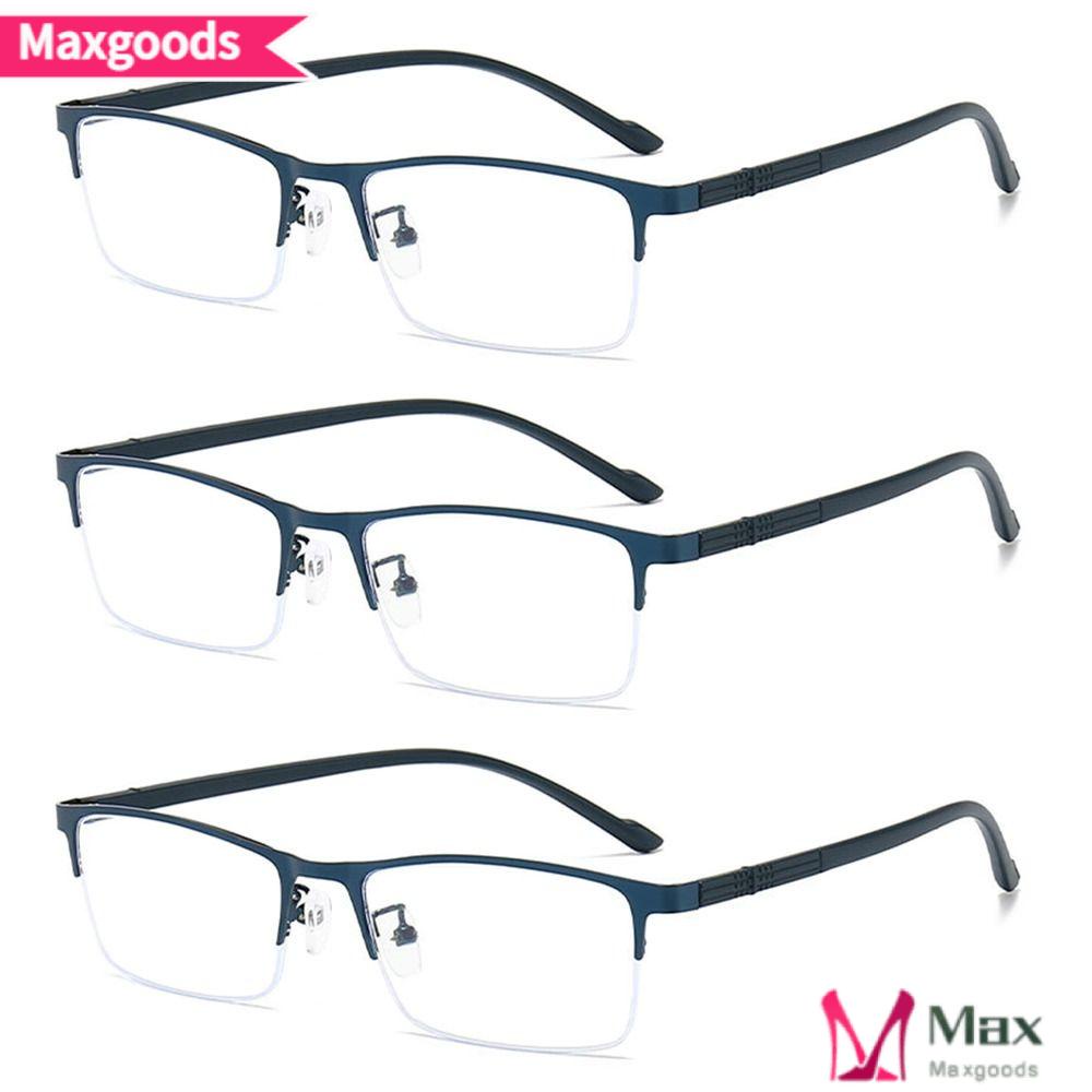 MAXG Kính Đọc Sách Chống Ánh Sáng Xanh Phong Cách Vintage Thời Trang