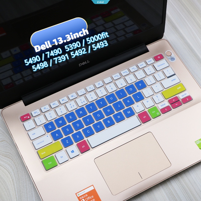 Miếng Dán Bảo Vệ Bàn Phím Máy Tính Bằng Silicone Cho 5490 / 7490 5390 / 5000fit 5498 / 7391 5492 / 5493 Dell 13.3inch