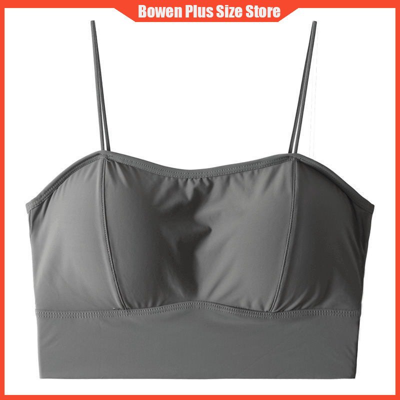 Áo Lót Lụa Mát Không Đường May Lưng Thời Trang Mùa Hè Cho Nữ 40-90kg