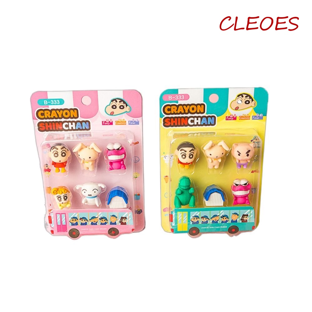 CLEOES Cục Tẩy Bút Chì Hình Nhân Vật Hoạt Hình Shinchan Đáng Yêu Dành Cho Trẻ Em
