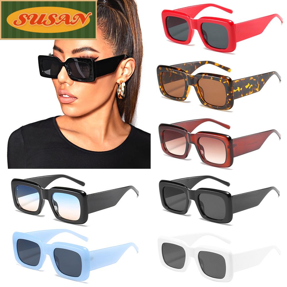 SUSANS Kính Mát Vuông Chống Tia UV400 Thời Trang