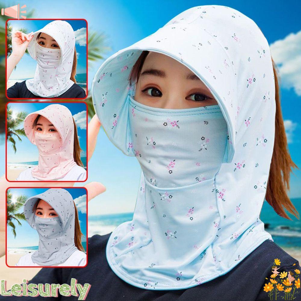 LEILY Mũ Che Cổ Chống Nắng Thấm Hút Mồ Hôi Thoải Mái Thời Trang Mùa Hè