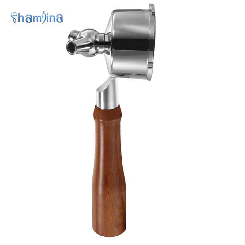 Tay cầm máy pha cà phê có đáy tay cầm cà phê bằng thép không gỉ 51MM