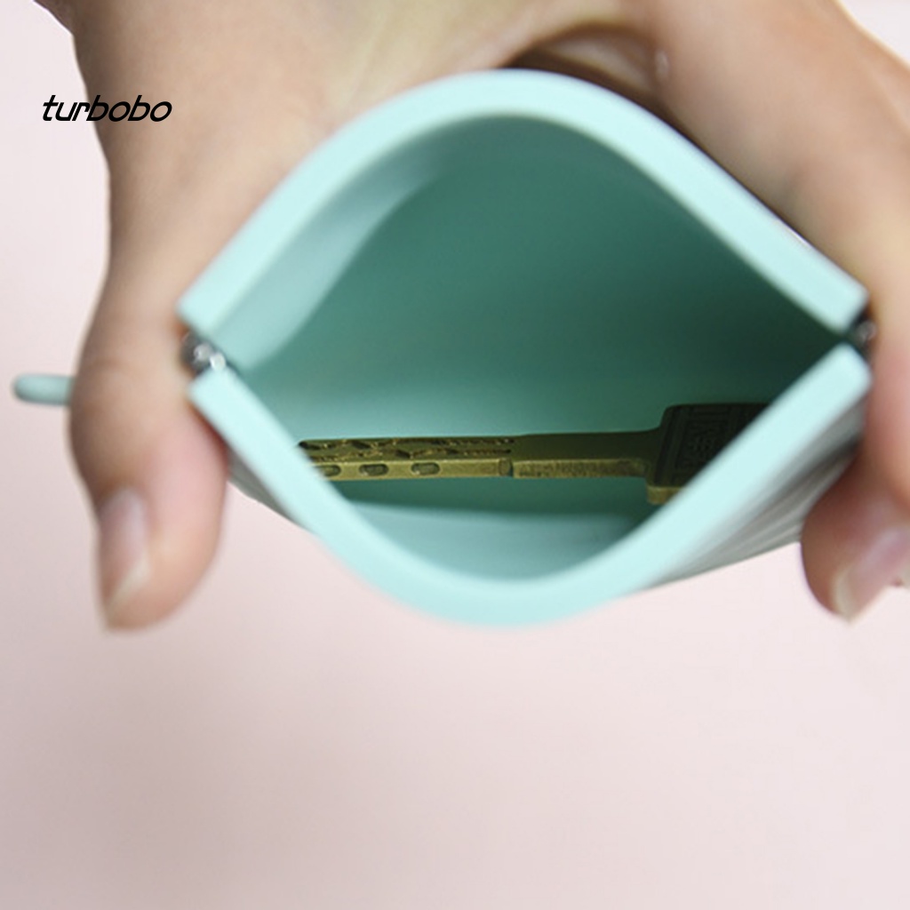 Turbobo Túi Silicone Nhỏ Gọn Linh Hoạt Đựng Dây Cáp Tai Nghe Chìa Khóa / Tiền Xu / Đồ Dùng Văn Phòng