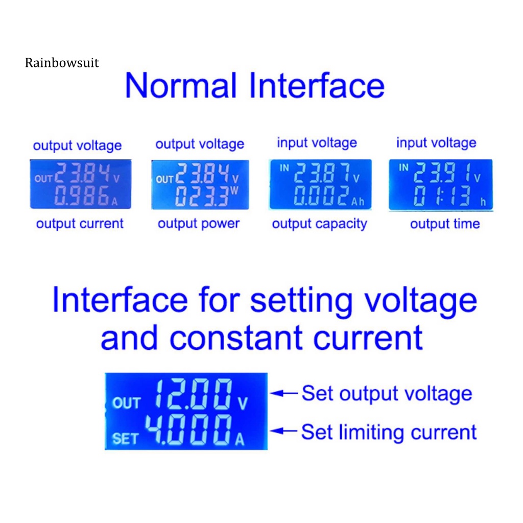 Mô Đun Cung Cấp Nguồn Điện Màn Hình LCD 50V 20A Có Thể Điều Chỉnh Nhiều Hệ Thống Bảo Vệ