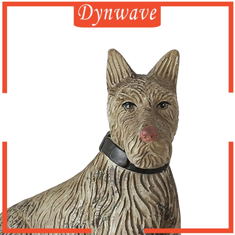 Đồ trang trí Chú Chó Bằng Nhựa Resin Chống Thấm Nước Trang Trí Ngoài Trời