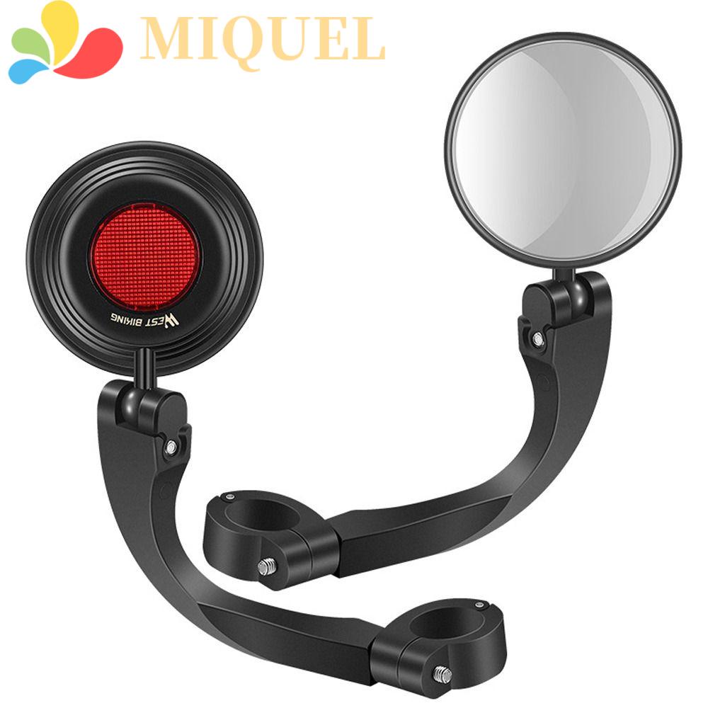 MIQUEL Gương Chiếu Hậu Góc Rộng HD 18-26mm Điều Chỉnh Được Gắn Tay Lái Xe Đạp