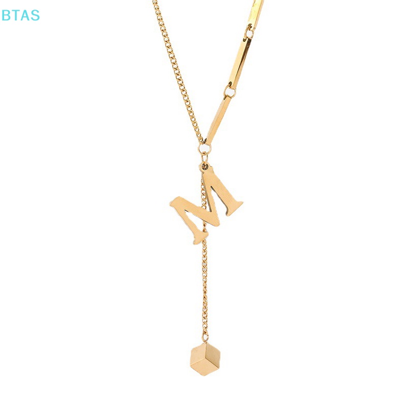 Vòng cổ Bằng Thép Titan Mặt Khối Lập Phương M Màu Sắc Cá Tính Dành Cho Nữ