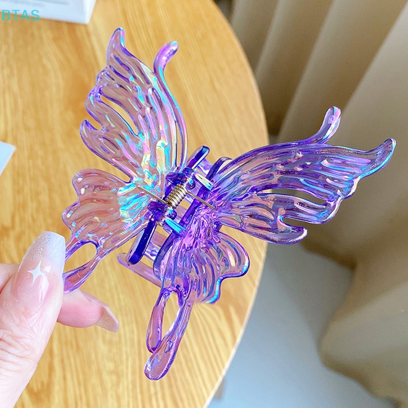 Kẹp Tóc Bướm Lớn Nhiều Màu Sắc Thời Trang Dành Cho Nữ