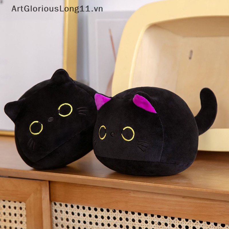 Móc Khóa Hình Chú Mèo Đen Nhồi Bông 10 / 25CM Dễ Thương