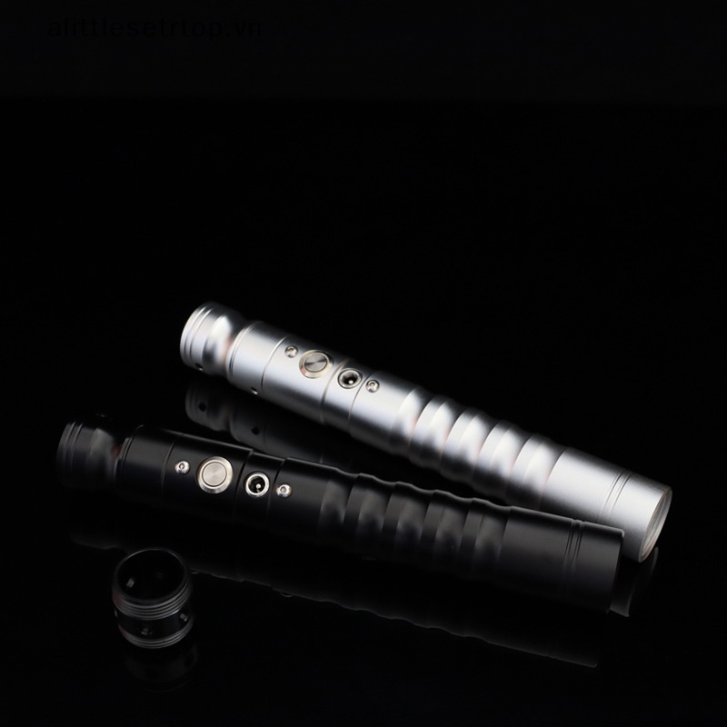 Alittlesetrtop lightsaber kim loại xử lý dueling màu âm thanh ánh sáng laser đồ chơi cosplay trẻ em.