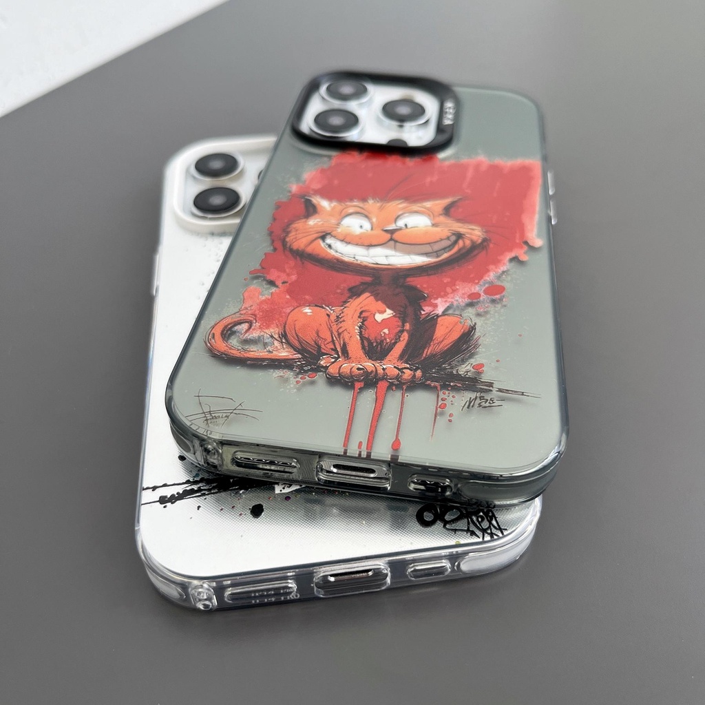 Ốp Điện Thoại tpu Silicone Mềm Trong Suốt Họa Tiết Graffiti Cho iPhone 14 13 12 PRO MAX 14 Plus
