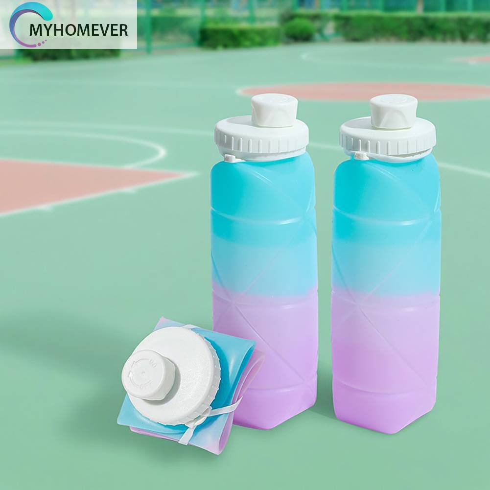 Bình Nước Thể Thao Bằng Silicone Không BPA Dung Tích 600ML