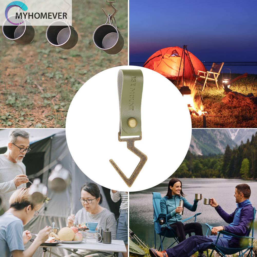 Móc Khóa Cắm Trại Hình Chữ S Phong Cách Retro