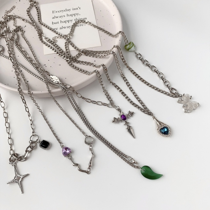 Vòng cổ Mặt Hình Thánh Giá / Mặt Trăng / Trái Tim Phong Cách Gothic Cổ Điển