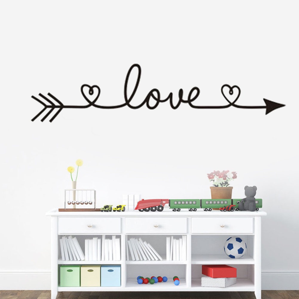 Miếng Dán Trang Trí Tường Bằng PVC Chống Thấm Nước In Chữ Tiếng Anh Độc Đáo