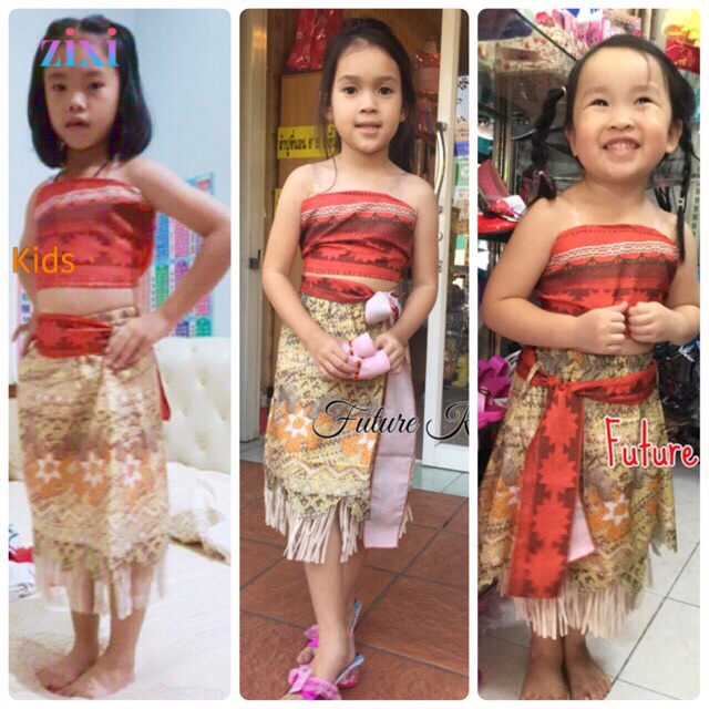 Bộ Tóc Giả Hóa Trang Công Chúa Biển moana Cho Người Lớn Và Trẻ Em
