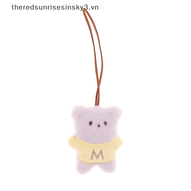 Móc Khóa Hình Gấu Bông Dễ Thương Chống Mất Tên # #