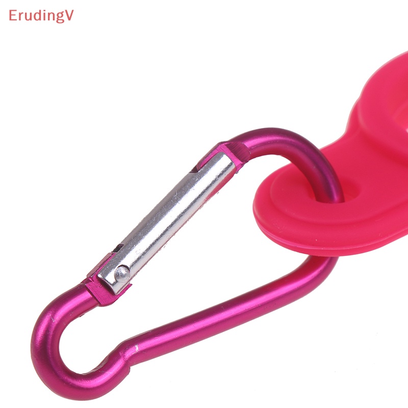 1 Móc Khóa Bình Nước Bằng Silicon Tiện Dụng Cho Các Hoạt Động Thể Thao Ngoài Trời