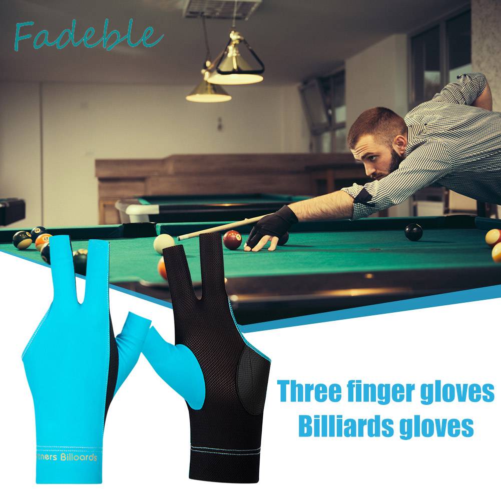 1 Đôi Găng Tay Hở Ngón Chống Trượt Trọng Lượng Nhẹ Dùng Để Luyện Tập Bida