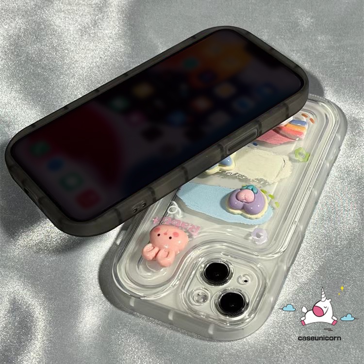 Ốp Điện Thoại Hình Gấu Thỏ 3D Dễ Thương Cho IPhone 7 8 Plus XR 13 11 14 12 Pro MAX X XS MAX 7plus SE 2020