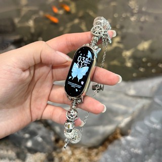 Pandora Dreamcatcher Dây Đeo Kính Thiên Văn Cho Xiaomi Mi Band 10 9 8 7 6 5 3 4 Vòng Tay Thiết Kế Đính Hạt Vòng Tay Thời Trang Miband Cho Mi 9 8 Pro Redmi 5 4 Ban Nhạc