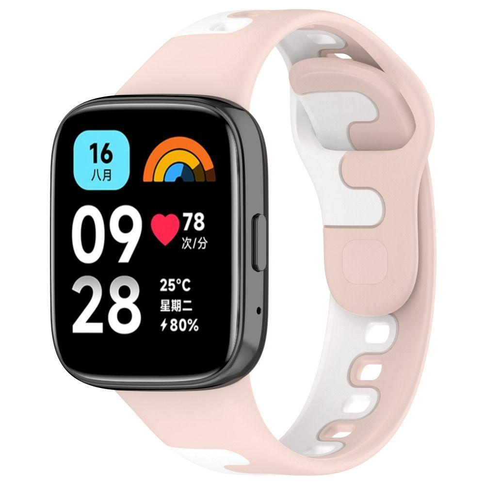 BEBETTERM Dây Đeo Thay Thế Chất Liệu Silicon Màu Trơn Cho Redmi Watch 3 Active