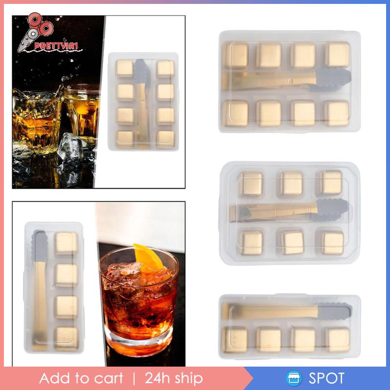 Đá Inox Làm Lạnh Đồ Uống Tái Sử Dụng Tiện Lợi