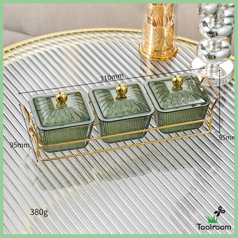 Khay Phục Vụ Thức Ăn Tráng Miệng / Bánh Cupcake Chia Ngăn Kèm Giá Đỡ Trang Trí Thanh Lịch