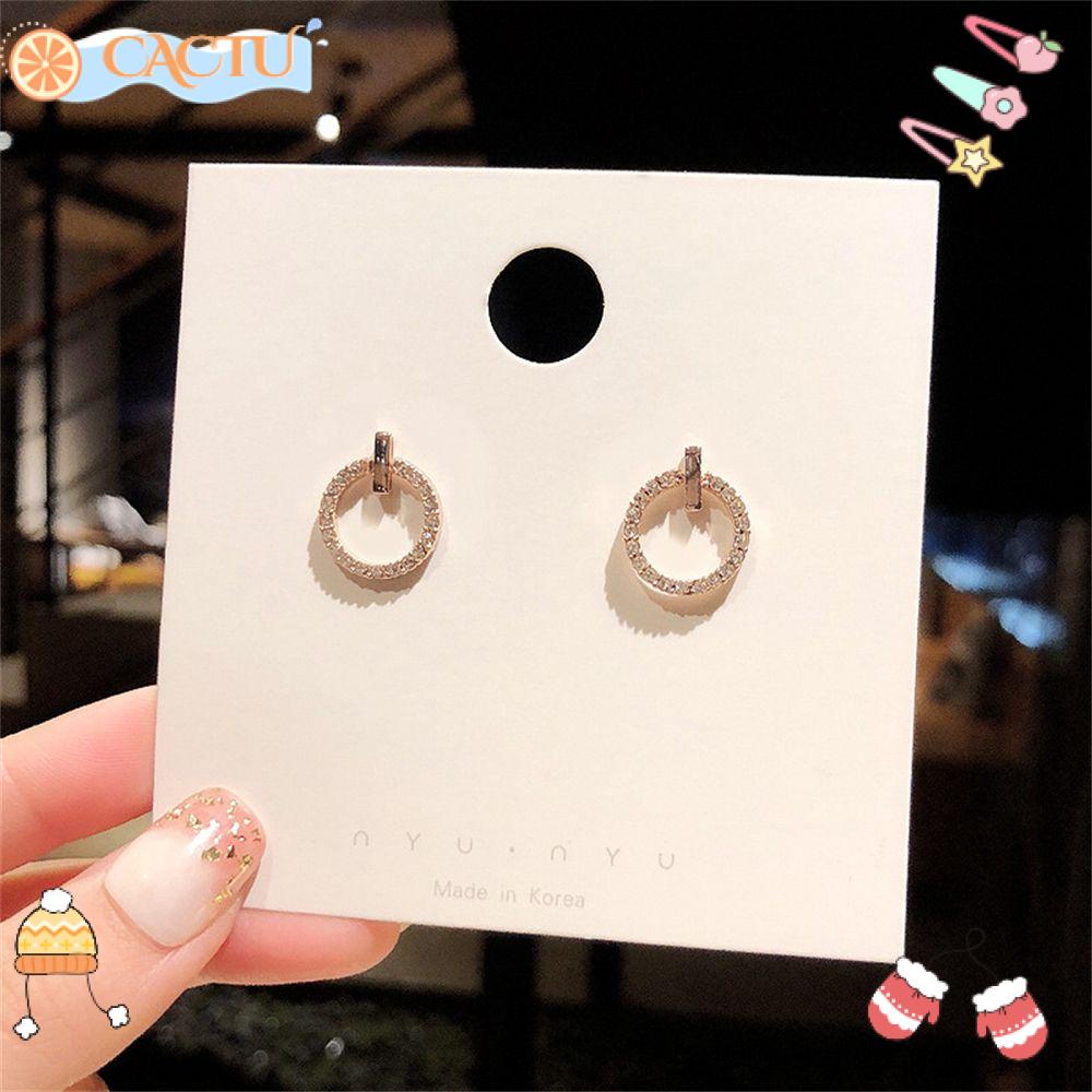 CACTU Bông Tai Nhỏ Xinh Thời Trang Cá Tính Cho Nữ